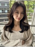20代 30代 冬カラー 韓国ヘア ヨシンモリ 2wayバング 色気ヘア