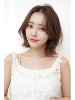 20代30代かわいい/顔まわりレイヤー/前髪/アンブレラカラー