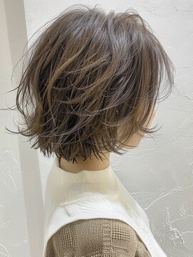 クラン(Chlan) ゆるふわウェーブショートボブ
