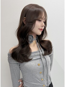 ハピネス 梅田茶屋町店(HAPPINESS) 韓国風/レイヤーカット/顔周り/顔まわり/髪質改善/ベージュ