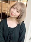 韓国レイヤーカット/ブリーチ/レイヤーカット/ハッシュカット/