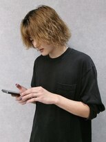 リオールバイニアウ(RE:ALL by Niau)&nbsp;メンズボブメンズミディアムスパイラルパーマニュアンスパーマ