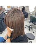 【白髪ぼかしハイライトグレージュ】白髪活かし/脱白髪染め