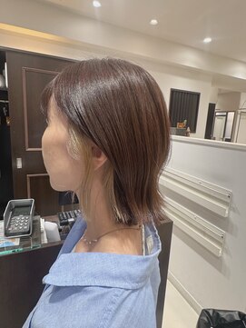 エムタニグチオーブ(M.TANIGUCHI o.r.b) インナーカラー/ダブルカラー/ボブカット