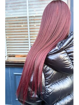 ヴィッカ ヘアーアンドメイク(vikka. hair and make) チェリーレッドカラー