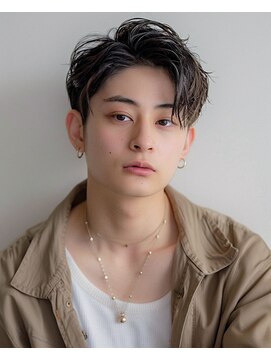 リベルテ グリット(Liberte Grit) モテ髪抜け感シースルーアップバング◎ツーブロック柔らかメンズ