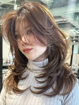 エトワール(ETOILE)&nbsp;ミディアムレイヤー/韓国風レイヤー/フェイスレイヤー/三ノ宮