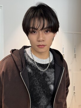 トリッカ シブヤ(TRICCA SHIBUYA) メンズパーマカットニュアンスシースルーマッシュセンターパート