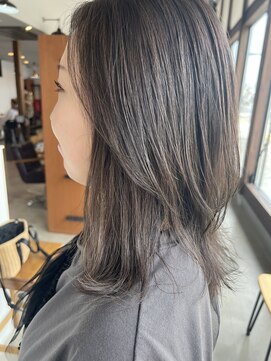 リドル ヘアー 駒生店(Riddle HAIR) 光に透ける、やさしいミディアム