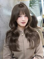 ロンドメリア 天神大名店(Lond Melia) 黒髪カタログ/オリーブグレー/ココアベージュ/に見せるヘア