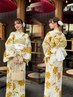 浴衣着付け＋ヘアセット ￥8000