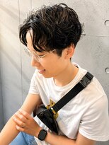 ユイマァルスロウ 岡山(YUIMARLSLOW) 岡山メンズパーマ20代30代40代ニュアンスパーマセンターパート