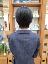 プランタンアヴェダ(printemps AVEDA)&nbsp;ブルーグレー×くびれハンサムショート