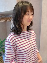 オン キャナルシティ博多前店(on) 【晴音】ミディアムパーマ/ミディアムボブ/ボブパーマ/30代