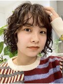 髪質改善パーマ透明感カラーダブルカラーブリーチ