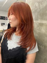 キング 京橋店(K!ng)&nbsp;韓国オルチャンレイヤーカットシースルーバングハッシュカット