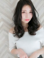 『ROMA』透明感 黒髪 暗髪 大人かわいい ヴェールウェーブ