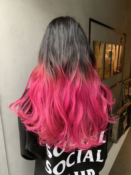 ジーナ(XENA) ビビットピンクグラデーション