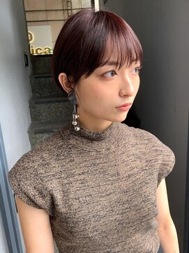 テテコケット(tete coquette) ハンサムショート×艶ピンクで小顔ショート美人