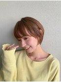 まとまる大人ショートボブ/小顔カット　前田真吾