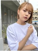 スリークボブ×シースルー【学割U24/インナーカラー】