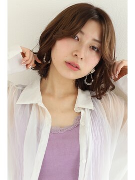 ヘアーアンドメイク エクリ 不動前店(Hair&Make equri) センターバング×外ハネstyle☆