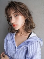 カンナ(Canna)&nbsp;くびれ/Aラインボブ/前髪カット/マロンベージュ/髪質改善/30代