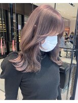 キーン 吉祥寺店(keen)&nbsp;《NANAKO》くびれヘア×ラベンダーベージュ