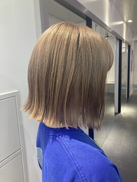 ゲーム 原宿店(GAME) ミルクティーベージュ/ダブルカラー/ケアブリーチ/髪質改善/原宿