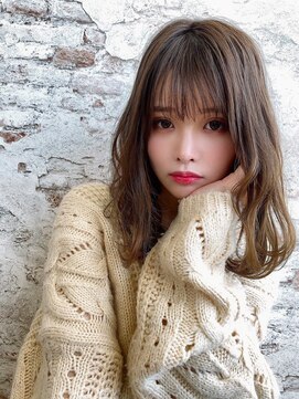 リープアルケー ヘアアンドヘッドスパ 錦糸町北口店(leap arche Hair&head spa) インナーグレージュ/マチルダボブ/前髪/ピンクベージュ/錦糸町