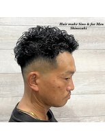 ヘアーメイク シーノ アンド フォーメン(Sino) 宮城リョータ風パーマヘア