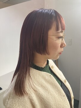 バロウ(BURROW) お客様スナップ　ボブロングヘア《木村　茉那美》