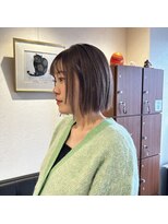 アルマヘアー(Alma hair by murasaki)&nbsp;◎ボブの明るめベージュカラー◎