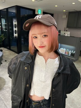 ノエ 心斎橋(Noe) 切りっぱなしボブ/エアリーロング/美髪/ピンクブラウン