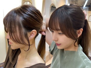 チュチュ(chuchu)の写真/【東久留米駅2分】*韓国風ヘア特化サロン*結んでもおろしても可愛い顔回りカットで自分史上一番可愛く♪