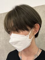 バイフィフス 原宿/表参道(by fifth)&nbsp;韓国メンズハイトーンカラーオリーブグレージュツーブロック