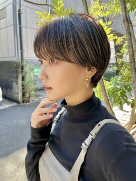 ミィ 表参道(mee.) 前髪/アンブレラカラー/こなれミディ/イメチェン/ぱっつんボブ