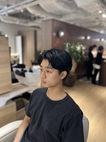 ウノプリールヴァモス(unopulir Vamos) 黒髪濡髪スタイリングメンズかきあげセンターパート