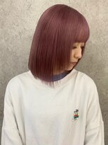 リムレスバイサンク 万代 新潟駅(LIMLESS by cinq) ミルクティーベージュダブルカラーケアブリーチインナーカラー