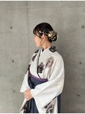 【MILK/MURIEL macoto】着物ヘア卒業式ヘアセット袴アレンジ