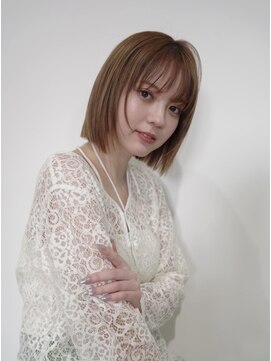 ミュゼプリュム(Musee plume) 顔周りで作る今っぽボブ