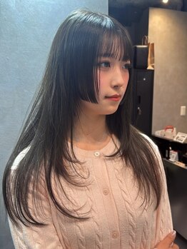バックス(BUCKS)の写真/【天王寺駅徒歩30秒】ポイントストレートやコスメ縮毛矯正も取扱い★クセやうねりをしっかりケア♪