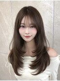 イメチェン美髪レイヤーカット韓国ヘア