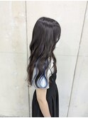#エクステ#シールエクステ#インナーカラー