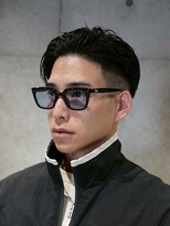 メッツ 原宿(METS)&nbsp;MEN'S/かき上げサイドパート×フェード/短髪/ビジネスヘア