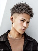 カットもパーマもイケメンパラダイス Men's天王寺 ソリッド束感ショート×ハイフェード