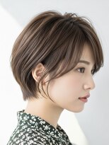 ヴィスト バイ レボ(VIST by REVO)&nbsp;20代30代40代大人ショートボブ×ナチュラルボブ×グレーブラウン