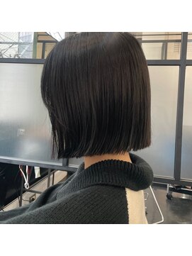 ソヨン 本厚木店(SOYON) 切りっぱなしボブ/タッセルボブ/黒髪ヘア