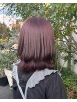 セットアップ 倉敷美和店(SET-UP)&nbsp;バイオレットベージュ1/23ミディアムレイヤーカット