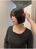 ミニボブ ショートヘア レイヤー ボブ 30代【赤坂大濠】